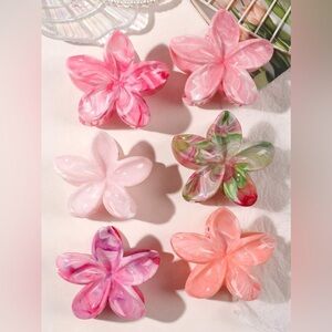 Set of Floral Hair Clips